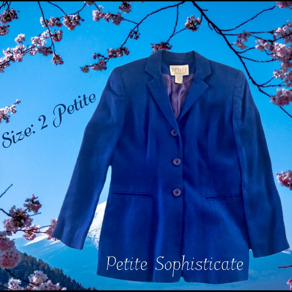 🌺🌸 Royal Blue Petite Blazer